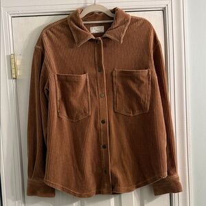 Z Supply Rust Corduroy Shirt